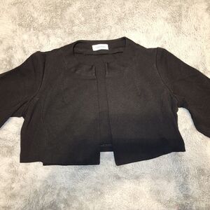 Calvin Klein Women's Black Cropped Blazer